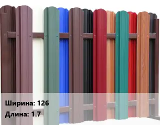 Евроштакетник 126 L=1.7